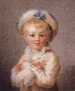 Jean Honore Fragonard A Boy as Pierrot oil